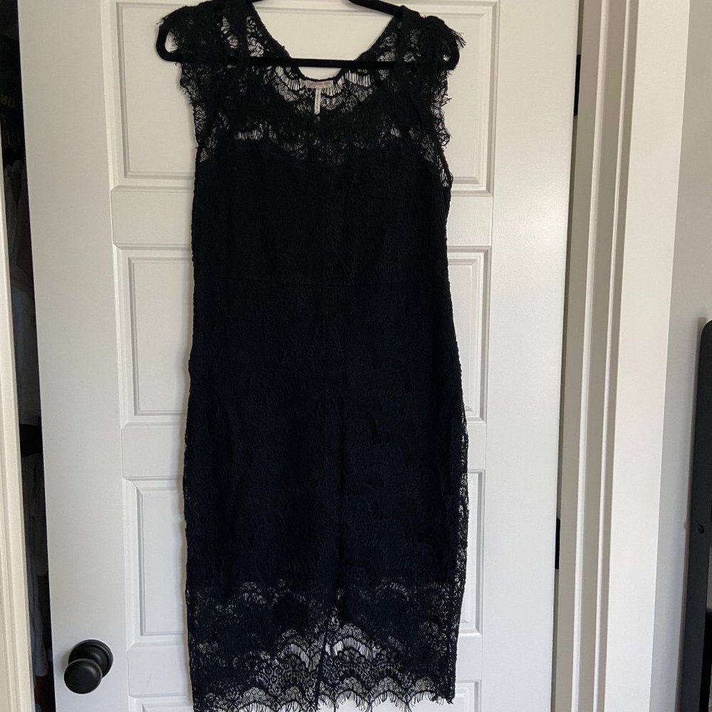 Free People Lace Midi Dress